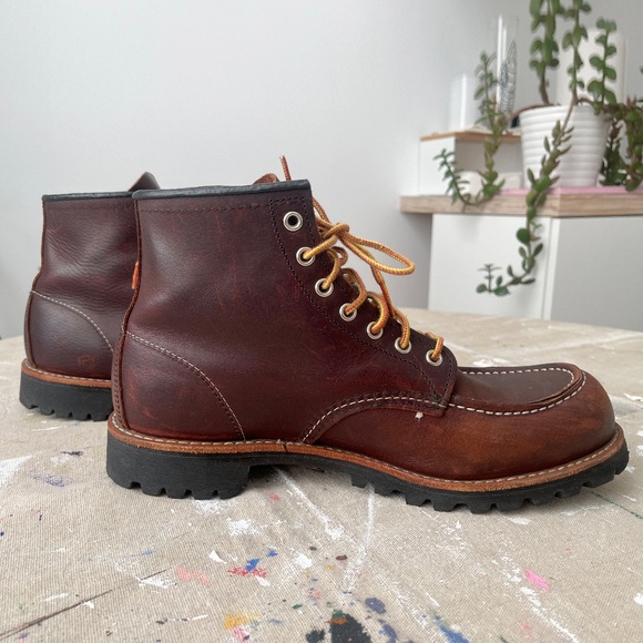 Red Wings Roughneck Boot / BRIAR / Size 10 D - Picture 3 of 10